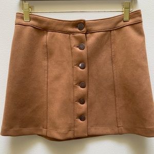 Michael Kors Suede Tan Skirt